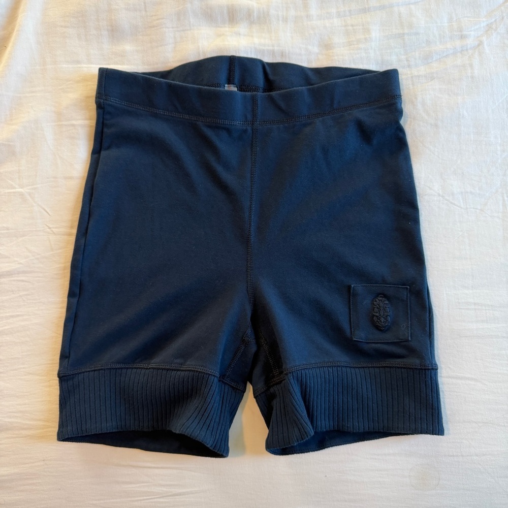 Free People Movement Victory High-Rise Bike Shorts Navy Blue Small